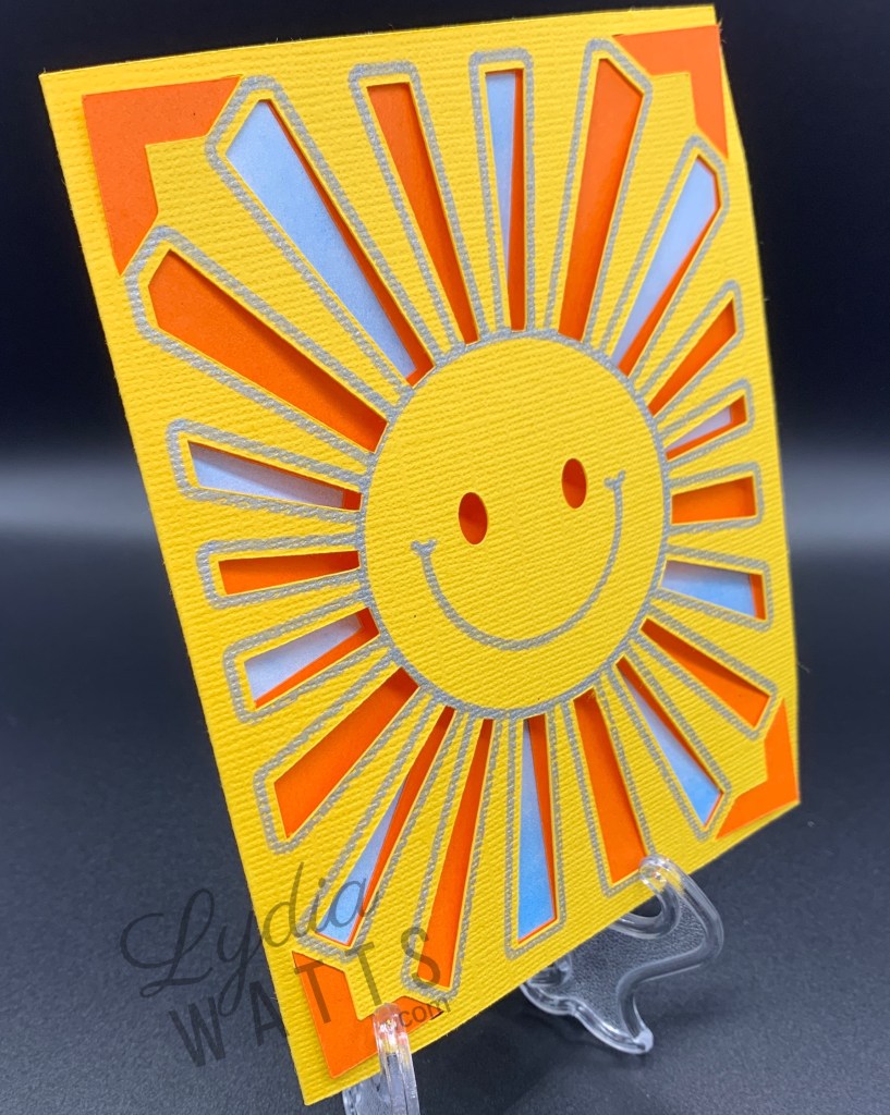 Digital Gems: Happy Sun Insert Card • Lydia Watts